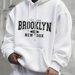 Image of Single Hat Hoodie Made Of Fleece Fabric