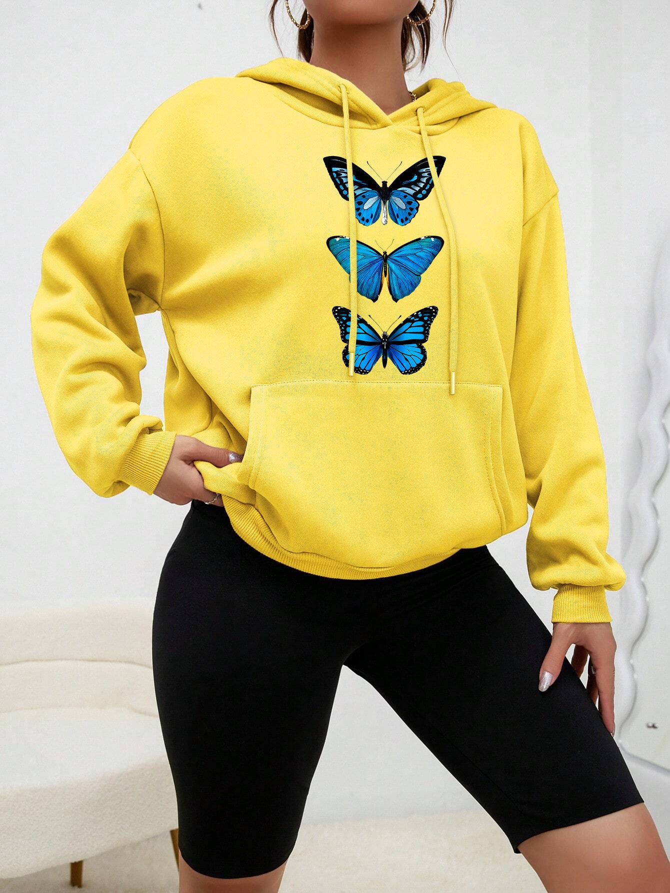 Damen Streetwear Hoodie – Bunter Hipster Pullover mit Print | StaywearApparel