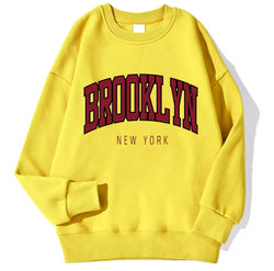 Image of Personality Trend Sweatshirt – Damen Rundhals Pullover mit Letter-Print | StaywearApparel