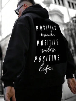 Image of StaywearApparel Fall / Winter Letter Print Hoodie – Warmer Streetwear-Kapuzenpullover