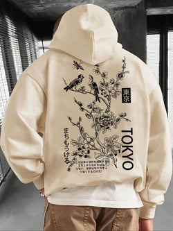Image of StaywearApparel Casual French Hoodie – Modischer Kapuzenpullover in Apricot