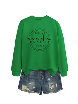 Image of Damen Sweater – Eleganter Rundhals Pullover mit Print | StaywearApparel