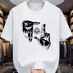 Image of Herren Mesh T-Shirt – Atmungsaktives Cartoon Kurzarm Shirt mit Digitaldruck | StaywearApparel