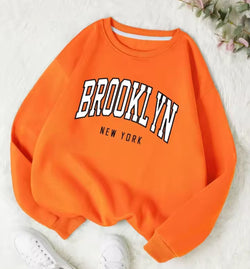 Image of Personality Trend Sweatshirt – Damen Rundhals Pullover mit Letter-Print | StaywearApparel