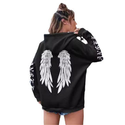 Image of Damen Hoodie mit Kordelzug & Taschen – Slim Fit Kapuzenpullover mit Print | StaywearApparel
