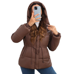 Image of Damen Übergangsjacke Regular Fit mit Taschen – Streetwear Mantel ohne Fellkragen | StaywearApparel