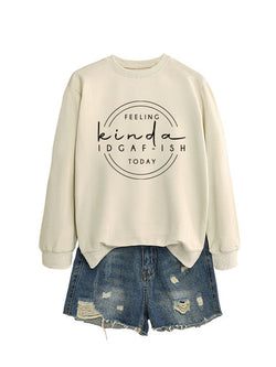 Image of Damen Sweater – Eleganter Rundhals Pullover mit Print | StaywearApparel