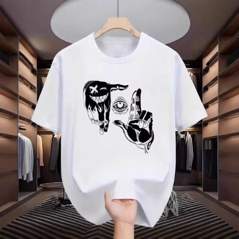 Herren Mesh T-Shirt – Atmungsaktives Cartoon Kurzarm Shirt mit Digitaldruck | StaywearApparel