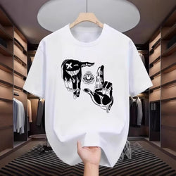 Image of Herren Mesh T-Shirt – Atmungsaktives Cartoon Kurzarm Shirt mit Digitaldruck | StaywearApparel