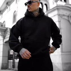 Image of StaywearApparel Fall / Winter Letter Print Hoodie – Warmer Streetwear-Kapuzenpullover