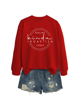 Image of Damen Sweater – Eleganter Rundhals Pullover mit Print | StaywearApparel