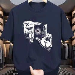 Image of Herren Mesh T-Shirt – Atmungsaktives Cartoon Kurzarm Shirt mit Digitaldruck | StaywearApparel
