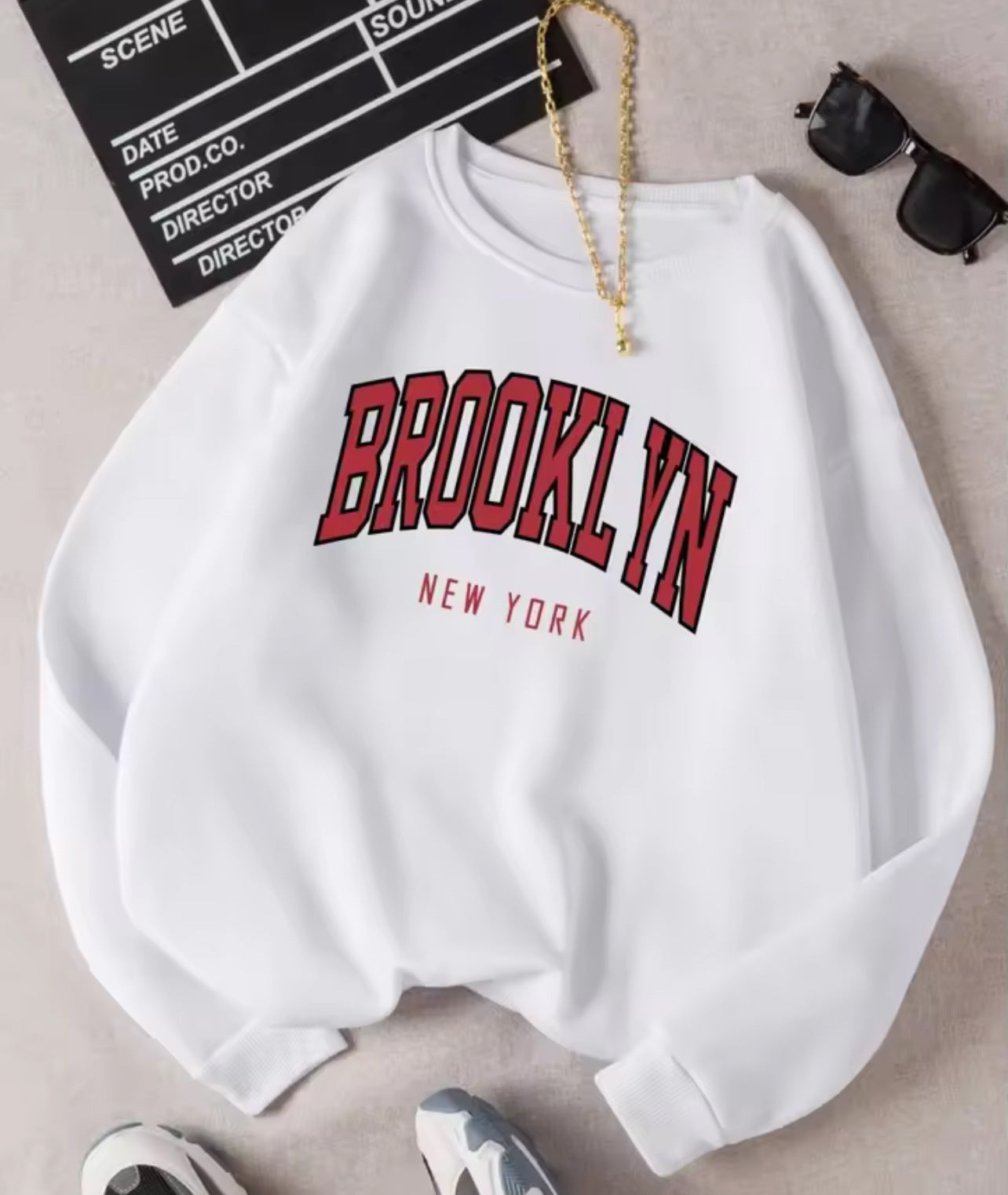 Personality Trend Sweatshirt – Damen Rundhals Pullover mit Letter-Print | StaywearApparel