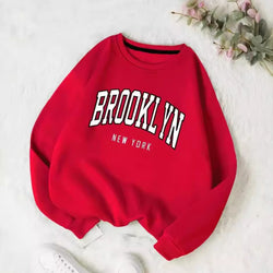 Image of Personality Trend Sweatshirt – Damen Rundhals Pullover mit Letter-Print | StaywearApparel