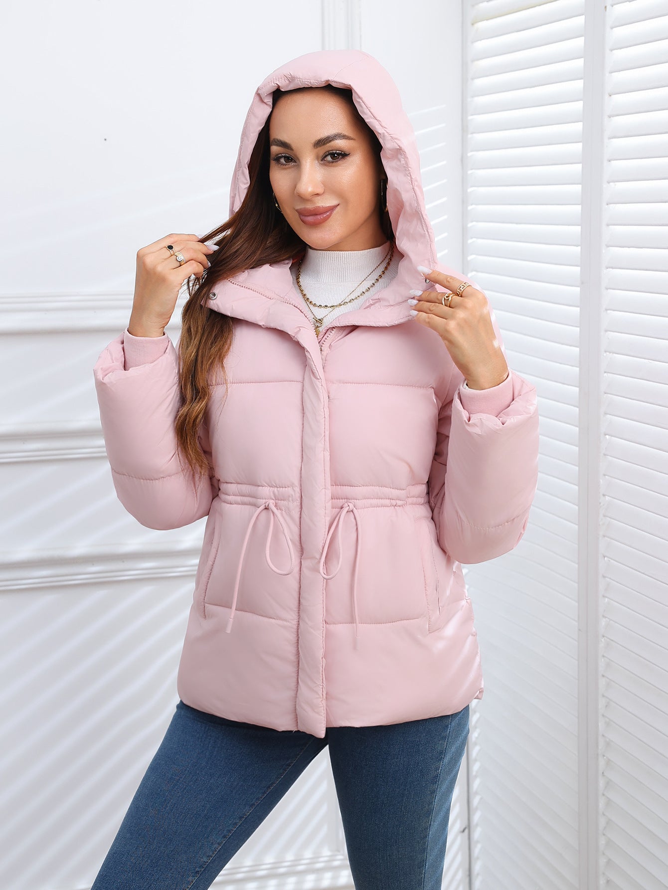 Damen Übergangsjacke Regular Fit mit Taschen – Streetwear Mantel ohne Fellkragen | StaywearApparel