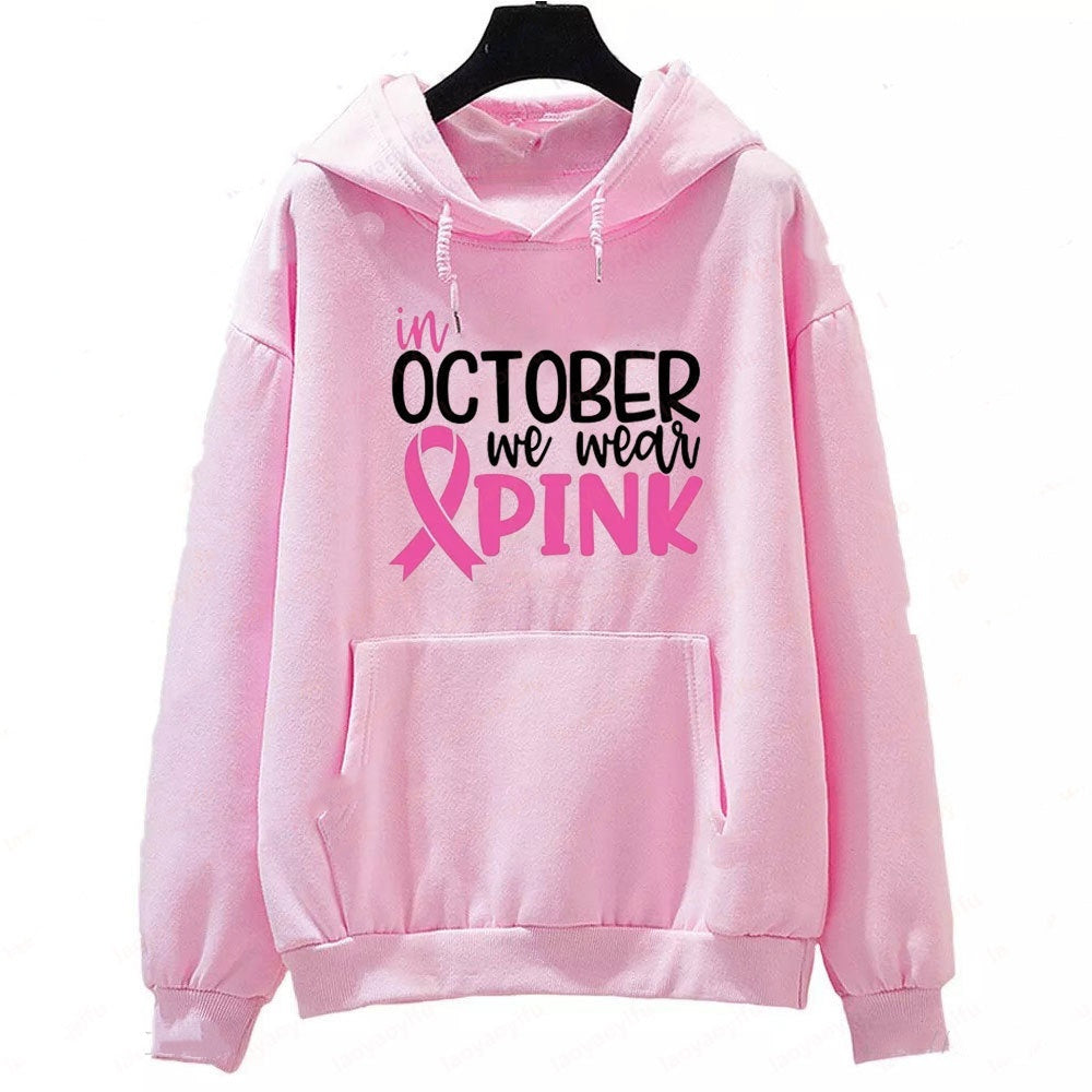 In October We Wear Sweatshirt – Retro Survivor Pullover für Damen | StaywearApparel