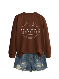 Image of Damen Sweater – Eleganter Rundhals Pullover mit Print | StaywearApparel