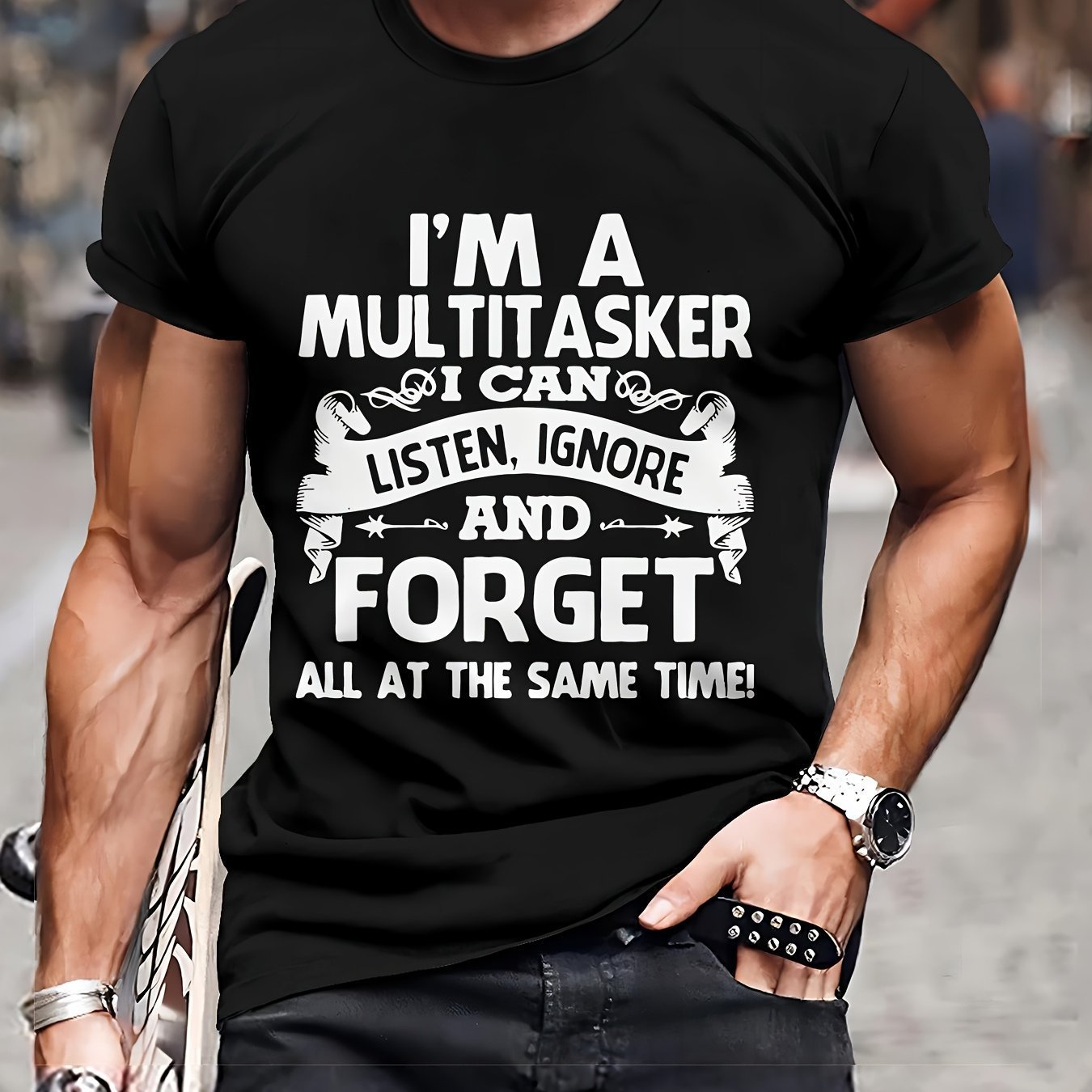 Herren 3D T-Shirt – Casual Loose Kurzarm Shirt aus Baumwolle | StaywearApparel