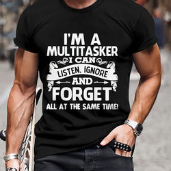 Image of Herren 3D T-Shirt – Casual Loose Kurzarm Shirt aus Baumwolle | StaywearApparel
