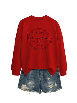 Image of Damen Sweater – Eleganter Rundhals Pullover mit Print | StaywearApparel