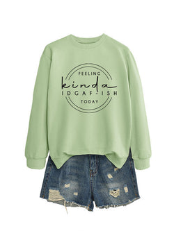 Image of Damen Sweater – Eleganter Rundhals Pullover mit Print | StaywearApparel