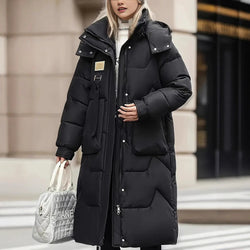Image of Thermal Quilted Jacket – Damen Steppjacke Schwarz Winterjacke Casual Coat