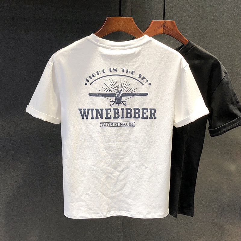 Herren Casual Loose T-Shirt – Gestreiftes Freizeitshirt im Streetwear Style | StaywearApparel
