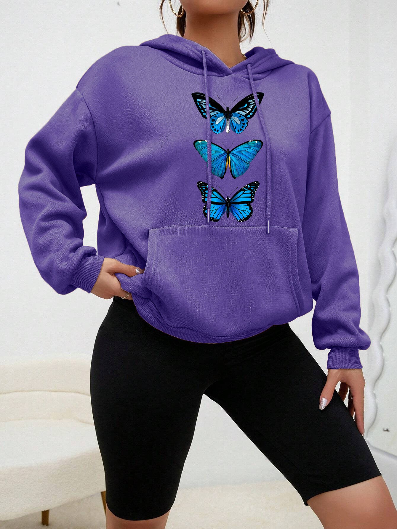 Damen Streetwear Hoodie – Bunter Hipster Pullover mit Print | StaywearApparel