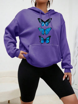 Image of Damen Streetwear Hoodie – Bunter Hipster Pullover mit Print | StaywearApparel