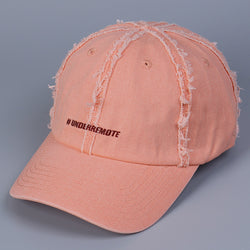 Image of Women's Fringed Burr Cotton Peaked Cap