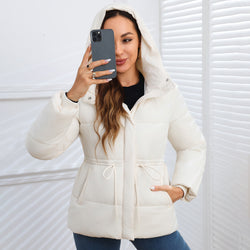 Image of Damen Übergangsjacke Regular Fit mit Taschen – Streetwear Mantel ohne Fellkragen | StaywearApparel
