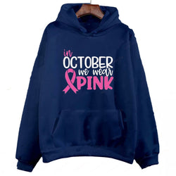 Image of In October We Wear Sweatshirt – Retro Survivor Pullover für Damen | StaywearApparel