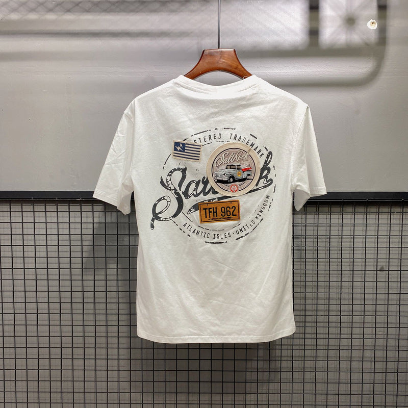 Herren Casual Loose T-Shirt – Gestreiftes Freizeitshirt im Streetwear Style | StaywearApparel
