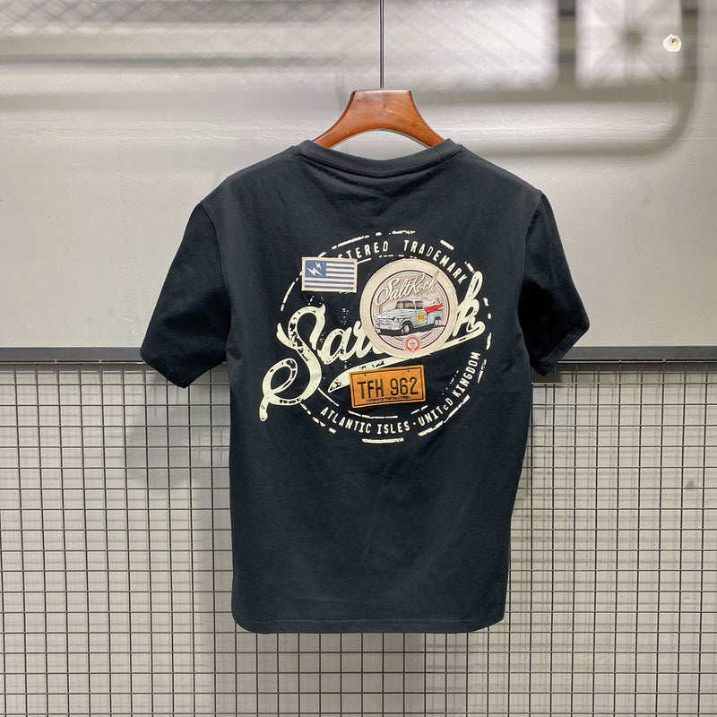 Herren Casual Loose T-Shirt – Gestreiftes Freizeitshirt im Streetwear Style | StaywearApparel