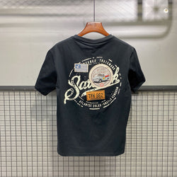 Image of Herren Casual Loose T-Shirt – Gestreiftes Freizeitshirt im Streetwear Style | StaywearApparel
