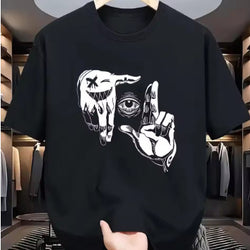 Image of Herren Mesh T-Shirt – Atmungsaktives Cartoon Kurzarm Shirt mit Digitaldruck | StaywearApparel