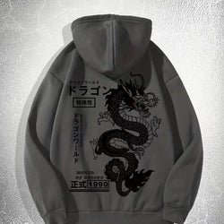 Image of European And American Simple Printed Dark Style Hoodie
