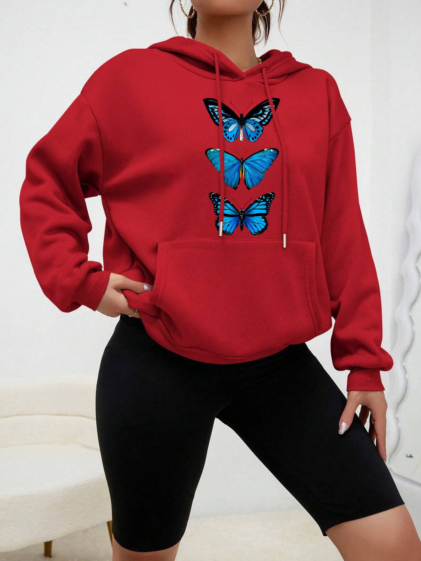 Damen Streetwear Hoodie – Bunter Hipster Pullover mit Print | StaywearApparel