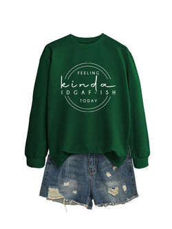 Image of Damen Sweater – Eleganter Rundhals Pullover mit Print | StaywearApparel