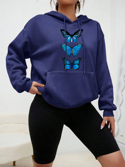 Image of Damen Streetwear Hoodie – Bunter Hipster Pullover mit Print | StaywearApparel