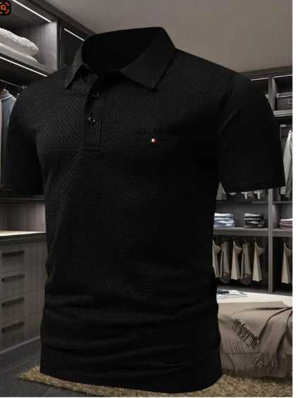 Herren Polo Shirt – Kurzarm Hemd mit Lapel-Kragen im Loose Fit | StaywearApparel