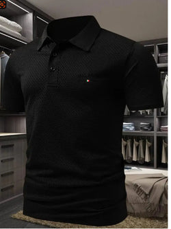 Image of Herren Polo Shirt – Kurzarm Hemd mit Lapel-Kragen im Loose Fit | StaywearApparel