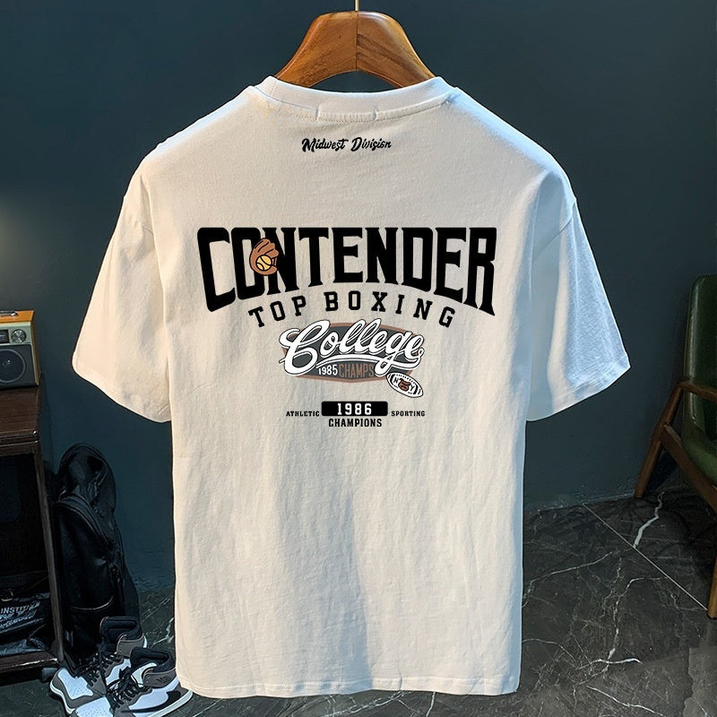 Herren Casual Loose T-Shirt – Gestreiftes Freizeitshirt im Streetwear Style | StaywearApparel