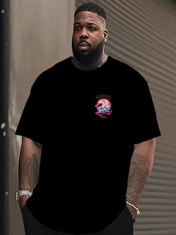 Image of Herren Plus Size T-Shirt – 3D Print Kurzarm Sportswear | StaywearApparel