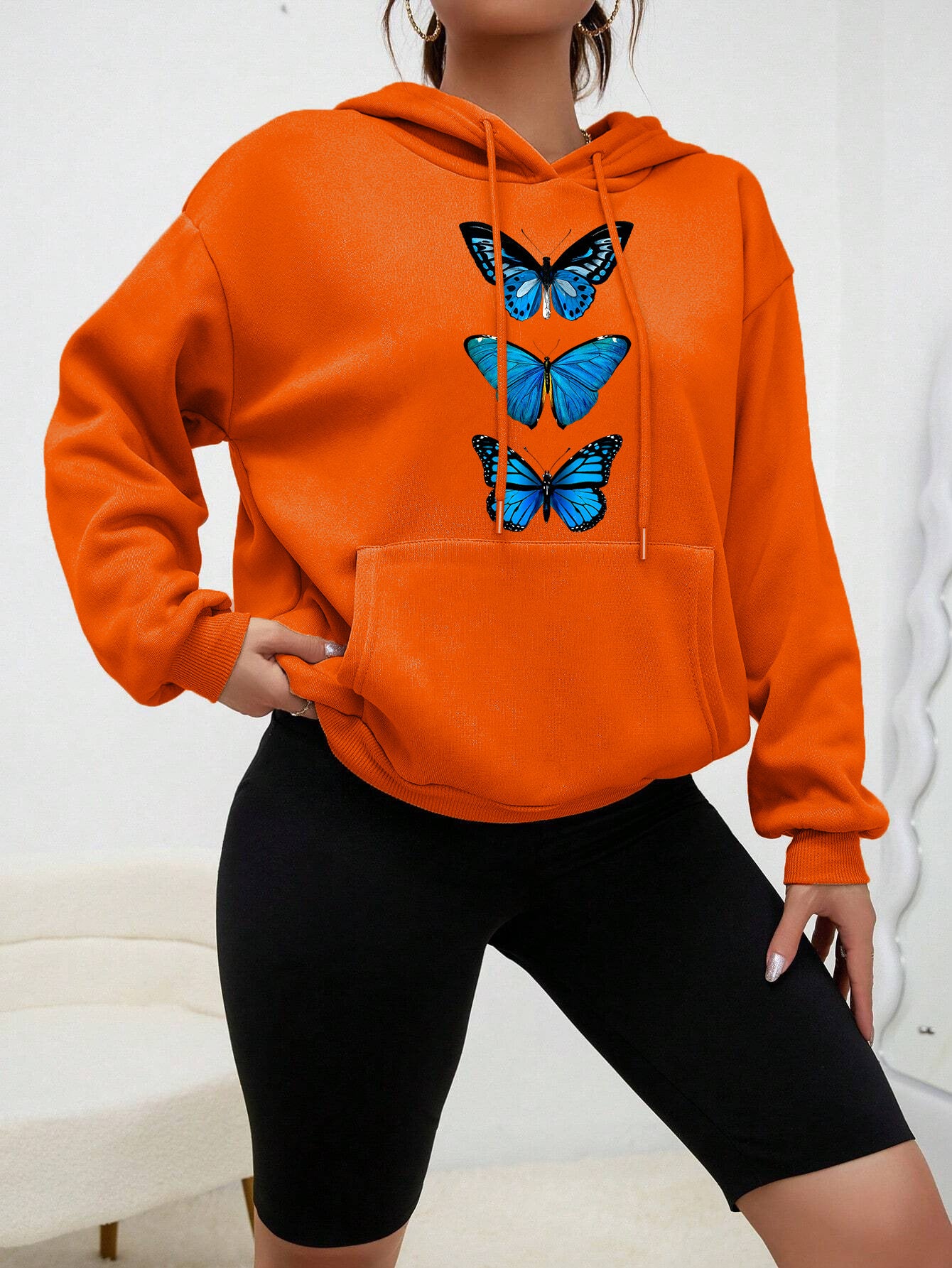Damen Streetwear Hoodie – Bunter Hipster Pullover mit Print | StaywearApparel