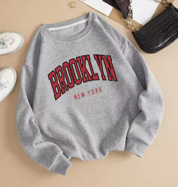 Image of Personality Trend Sweatshirt – Damen Rundhals Pullover mit Letter-Print | StaywearApparel
