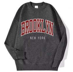 Image of Personality Trend Sweatshirt – Damen Rundhals Pullover mit Letter-Print | StaywearApparel